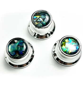 Jisu Houlang Abalone Shell Dot Knob for ST/SQ Electric Guitar Volume Adjustment Potentiometer