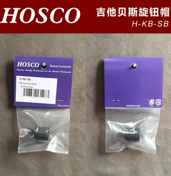 Made in Japan HOSCO H-KB-SB Guitar/Bass Knob Cap, Black, Metric, SB Type