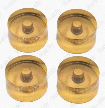 Musiclily Male 18-Tooth Gretsch Style Electric Guitar Potentiometer Knob Caps 4-Pack Volume Tone Control