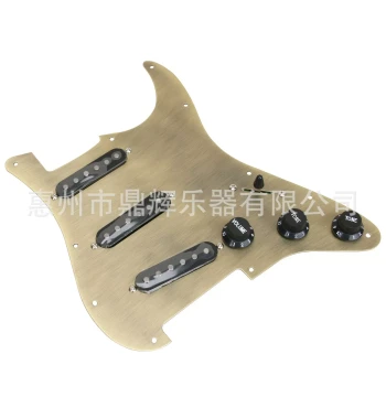 Hot-Selling ST Electric Guitar SSS Pickguard with Wiring Harness and Pickup Assembly