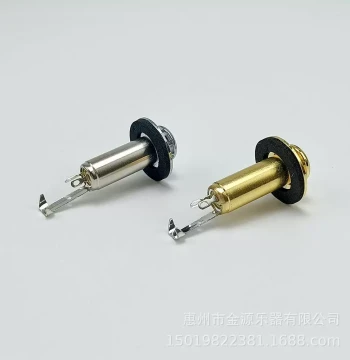 Guitar/Bass Pickup Tailpiece Jack Socket, Guitar Strap Button, Bass Output Jack Connection Port