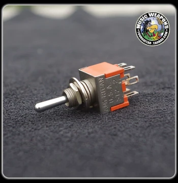 USA-Made Guitar Selector Switch, Circuit Selector, Pickup Coil-Split Switch, 3-Way 6-Lug MADE IN USA
