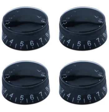 Guitar Volume Knob with Ring Edge for EPI Electric Guitar and Bass, LP Potentiometer Cap for Volume and Tone Control
