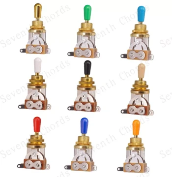 LP EPI Open Electric Guitar Toggle 3-Way Switch Pickup Tone Converter Selector Gear Nut Gold
