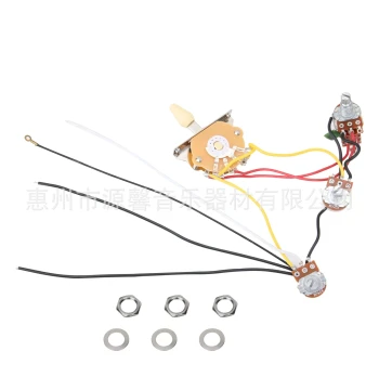 Yuanxin Electric Guitar ST SSS Wiring Electric Guitar Accessories Instrument Parts Electric Guitar Metal Plate Circuit