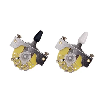 Houlang Musical Instruments 5-Way/3-Way Selector Switch, Pickup Selector, Electric Guitar Toggle Switch, 5-Position/3-Position Accessories
