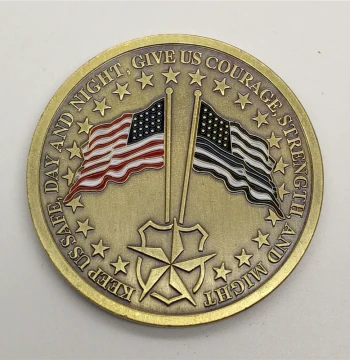 US Challenge Coin Badge Guardian Deity Commemorative Medal Collectible Display Creative Toy Holiday Gift Coin Toy