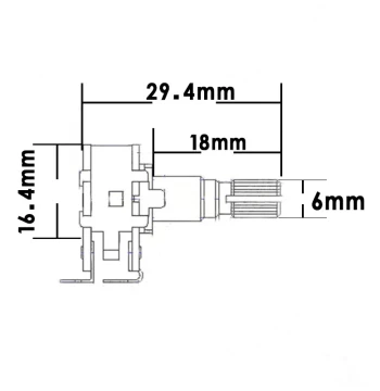 Electric Guitar and Bass Double-Stack Potentiometer, Dual-Gang Balanced Active Pickup, Volume and Tone Knob Accessories