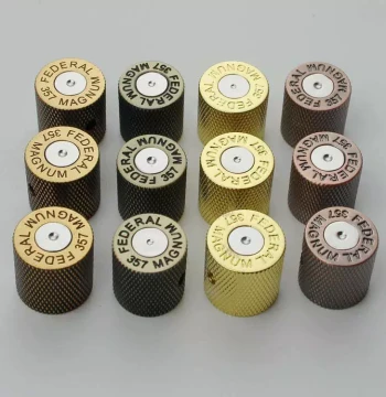 Potentiometer Caps for Electric Guitar & Bass - Volume/Tone Metal Knobs, Electronic Caps for Guitar/Bass