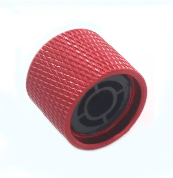 Premium Metal Potentiometer Knob Electric Guitar Metal Volume Knob Bass Volume and Tone Knob Red