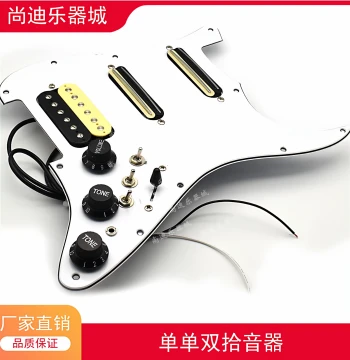 ST Electric Guitar SSS Pickup Pickguard Assembly with Independent Pickup Coil Split Switch SSH 5-Way Switch