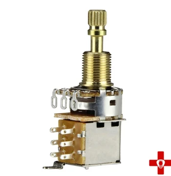 Fast Electric Guitar Volume Knob Tone Potentiometer Electric Bass Double-Layer Switch V Coil Split Pull-Up/Pull-Down