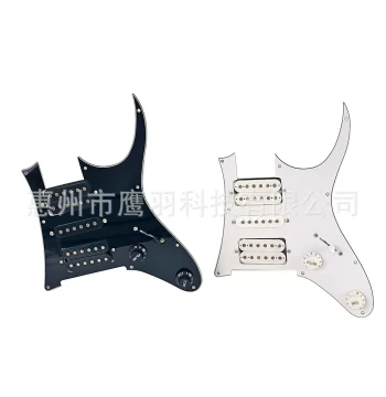 Hot Selling Instrument Accessories Wholesale st7v HSS Electric Guitar Dual-Line Pickup Wiring Panel Ring Pickup