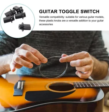Switch Caps for Guitar - Plastic 3-Way/5-Way Switch Tips, ABS Material