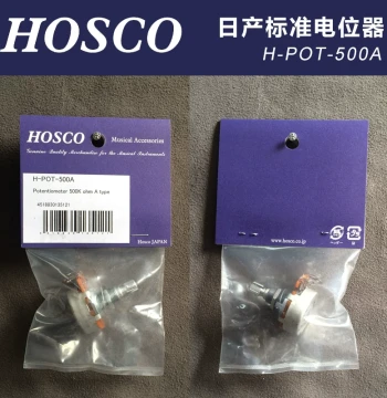 Nissan HOSCO H-POT-500A Standard 24mm Diameter Electric Guitar Potentiometer Type A Metric