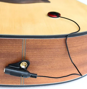 No-Drill Electro-Acoustic Pickup for Guitar Guzheng Ukulele Thumb Piano Suction Cup Style Stick-On Amplifier Accessories
