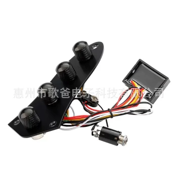 Instrument Accessories: Black JB Iron Plate Wiring for Electric Guitar