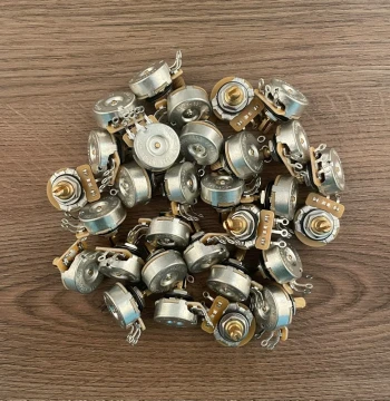 Authentic CTS Potentiometer A250K 500k for Electric Guitar/Bass Volume/Tone Knobs, 3/5-Way Selector Switch