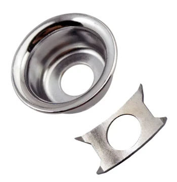 Houlang Musical Instruments Round Electric Guitar Jack Tele Jack 72 Audio Output Socket Seat Connection Hole Parts