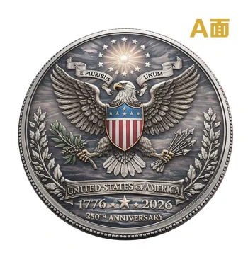Challenge Coin US 250th Anniversary Badge Washington Crossing the Delaware Commemorative Coin