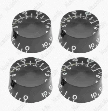 MusiclilyP Left-Handed 18-Tooth 24-Tooth LP SG Model Electric Guitar Potentiometer Barrel Knob Cap Set
