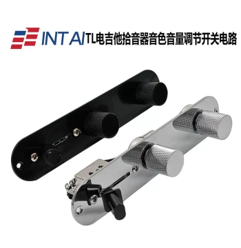 INTAI Electric Guitar Switch and Circuit Control Board Integrated Kit with TL Position Potentiometers and Slotted Knob Caps