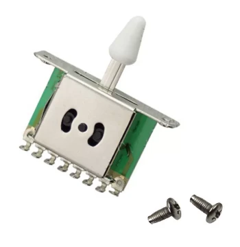 5-Way/3-Way Electric Guitar and Bass Selector Switches, Five-Position and Three-Position ST SQ Pickup Toggle Switches, Professional Accessories