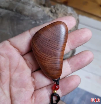Millennium Taihang Thuja Artificial Aging Lightning-Struck Pendant Necklace Unisex Couple Accessory Women's Wooden Collectible Necklace