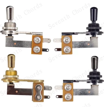 LP EPI L-Shape Tilted Neck Guitar Pickup Selector 3-Way Switch Tone Toggle Knob with Copper Cap