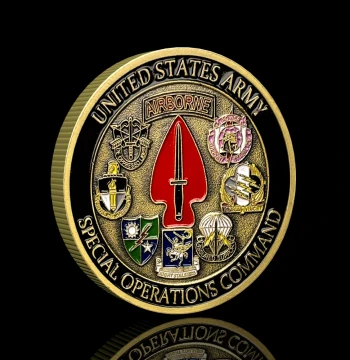 Challenge Coin US Army Special Operations Commemorative Badge
