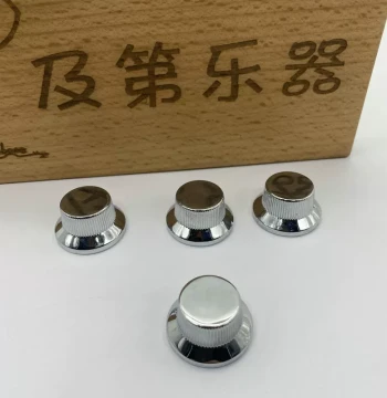 Burns London Genuine Original Metal Material Potentiometer Cap, Volume and Tone Knob Switch Cap