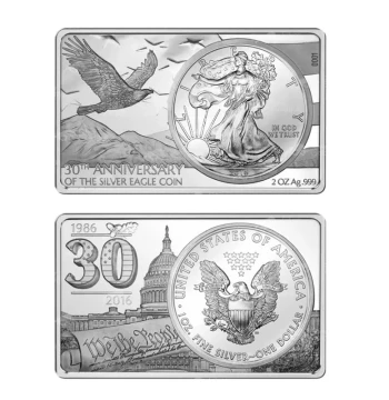 Simulation 3oz USA Statue of Liberty Zinc Alloy Silver-Plated Silver Bar USA Commemorative Coin Sample Prop Ornament