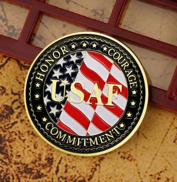 USAF Medal Challenge Coin Badge Commemorative Medal Award Medal Production Tag Honorable Discharge