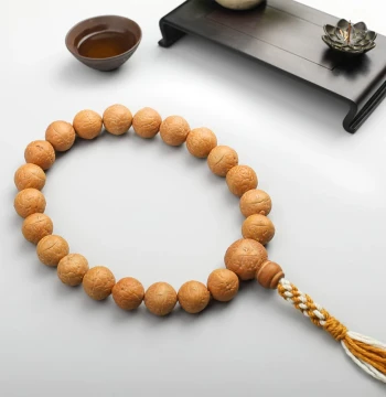 Nepal Premium High-Density Small Phoenix Eye Bodhi Seed Tassel Bracelets, 21 or 27 Beads, Hand-held Prayer Beads
