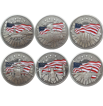 US V-22 Osprey Fighter Helicopter Commemorative Medal, F-16 Veteran Honor Raptor Medal Coin