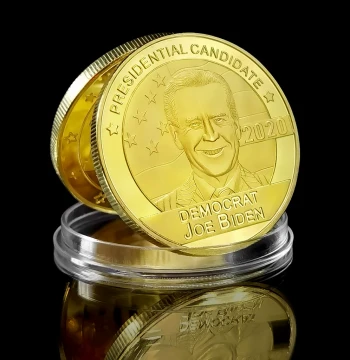 New Arrival Biden Presidential Coin Craft Commemorative Medal US Historical Figure Badge Metal Collectible
