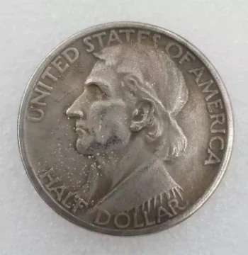 Pure Handcrafted Artisan Retro Distressed Alloy Replica Prop Antique Craft USA 1935 Commemorative Coin