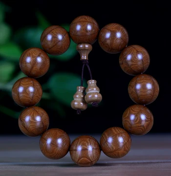 Premium Aged Six-Road Wood Bracelet, Nine-Road Wood Buddhist Prayer Beads, Raw Wood Bracelet, Unisex Cultural Play Manufacturer