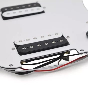 ST Electric Guitar HH Pickup Assembly Panel with Independent Coil-Split Switch and 3-Way Selector Switch