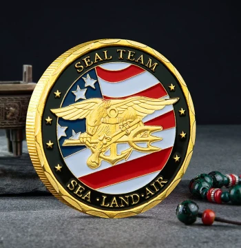 USA Challenge Coin Navy SEAL Commemorative Medal, Creative Decorative Coin Badge, Camaraderie Gift Craft