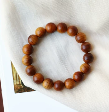 Natural Aged Thuja Bracelet Wristband Unisex Collectible Jewelry Gift Large Beads Special Offer
