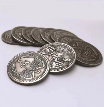[YES/NO] USA Antique Bronze 3D Relief Decision Commemorative Coin Finger Spin Gold Coin Luck Coin