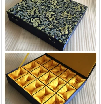 Premium Brocade Box for Collectible Walnuts, Snuff Bottles, Hand-Held Pieces, Egg Carvings, Seals, and Buddha Tablets, Customizable Gift Storage and Packaging Box