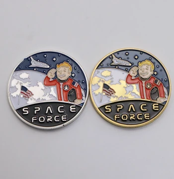 Export Commemorative Coins: USA Space Exploration Commemorative Medals & Foreign Currency Coins