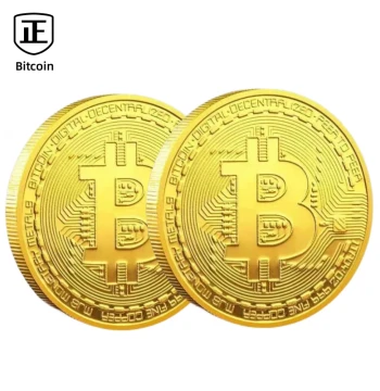 Bitcoin Gold Coin BTC Foreign Currency Thickened Bit B Dollar World Coin US Commemorative Coin Gift Great Item for Giving