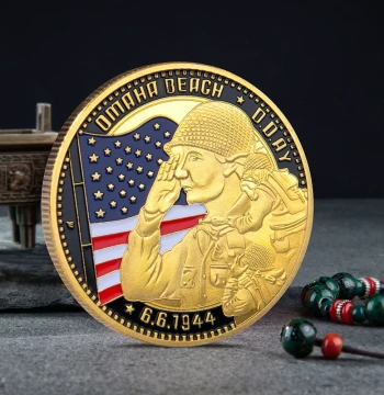 Medal Company Gift Badge, Commemorative Coin, Commemorative Medal in Stock, US Double-sided Enamel 3D Metal