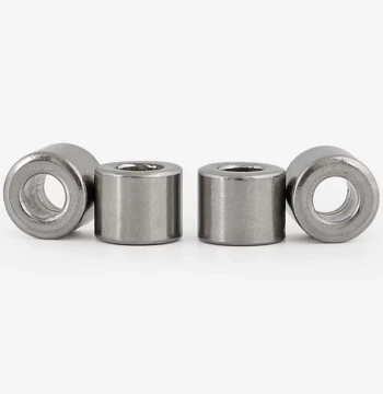 304 Stainless Steel Shaft Bushing Non-Threaded Round Nut Hollow Sleeve Bearing Inner Ring Guide Bushing Screw Cylinder Liner 4M5