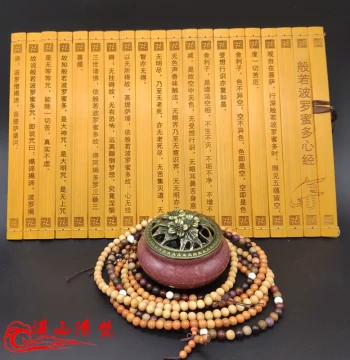 Fast Connection Buddhist Beads: 108 Thuja Multi-Gem Beads, Yew Buddhist Bead Bracelet, Indian Wenwan Prayer Beads