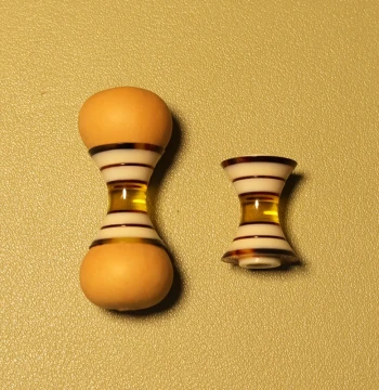 New Flexible Finger-Rolling Gourd Insert Accessory, Handmade Wenwan Rotating Handheld Ornament, DIY Gourd Exclusive