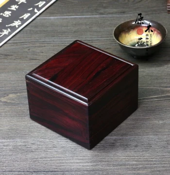 Rosewood Jewelry Box with Mortise-and-Tenon Joinery for Jade and Teapots